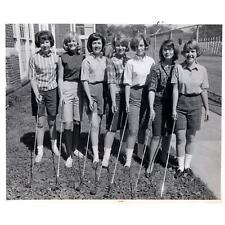 1964 Original Press Photo Roosevelt High School Minneapolis Girls Golf ~8x10 AD1 picture