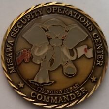 VHTF NSA CSS MISAWA JAPAN Security Operations Ctr MSOC Elephant Commander Coin  picture