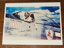 Charles Chuck Older signed 8x10 glossy photo P-40/P-51 FlyingTigers Fighter Ace picture