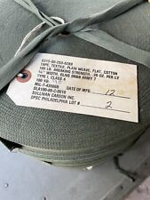 Vintage Military 100% Cotton Plain Weave Textile Tape OD-7  NEW picture