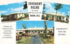 Vintage Multi View Postcard Covenant Palms Retirement Community Miami Florida picture