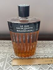 Vintage Le Dix Balenciaga Eau de Toilette Giant Size Presentation Bottle Full  picture