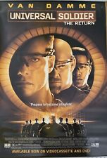 Van Damme and Goldberg in Universal soldier  The return 27 x 40 DVD poster picture