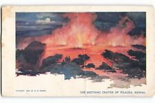 Postcard 1904 The Seething Crater Of Kilauea, Hawaii, W.R. Hearst Vintage VPC0. picture