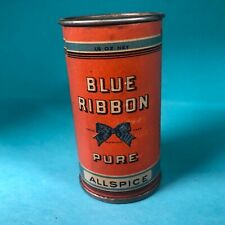 Blue Ribbon Allspice Tin Canadian 3 3/8