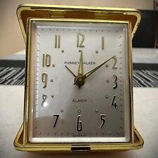 Vintage Phinney Walker Folding Travel Alarm Clock, Germany, Working picture