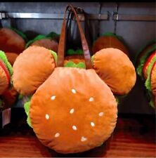 Mickey Hamburger Tote Bag Tokyo Disney Resort Limited Mickey Burger TDL 2ways picture