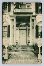 Wiscasset ME-Maine, Historic 1807 Sortwell House Doorway, Vintage Postcard picture