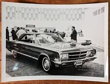 Vintage Clyde Banks Photograph Of Car Show, 1965 Chrysler picture