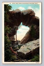 Boulder CO-Colorado, Royal Arch Near Chautauqua, Vintage c1937 Souvenir Postcard picture