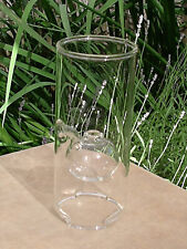 Wolfard Glass Blowing Company Hand Blown Clear Glass Oil Lamp 9