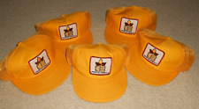 Lot of 5 NOS RJ Reynolds RJR Pride in Tobacco Yellow Trucker Cap Hat NC picture
