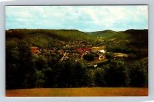 Philippi WV-West Virginia, Aerial View Of Town Area, Antique, Vintage Postcard picture