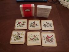 Set of 6 Vintage PIMPERNEL Traditional Drink Coasters North American Song Birds picture