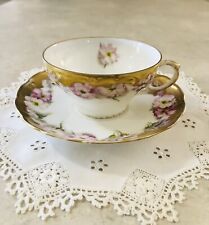Antique BRC Rosenthal Viola Porcelain Cup And Saucer picture