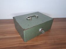 Vintage iron portable money safe 1959 Germany. picture
