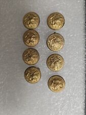 Scovill Mfg Co US Navy Sleeve Button 8 Pcs picture