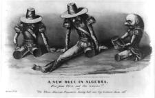 A New Rule in Algebra,c1846,Satire,American Doctors,Mexican War,Amputation picture