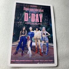 BLACKPINK Girls How You Like That Edition Celeb Photo Card K-Pop Group D day 1 picture