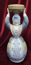 Rare Lladro Woman Shepherdess With Bowl Traditional Dress Figurine picture