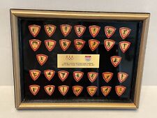 1988 US Olympic Team Commemorative 30Pin Set Lmtd Ed Beatrice Hunt Wesson Framed picture