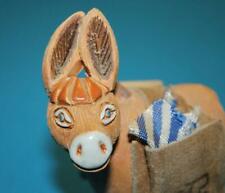 Artesania Rinconada DONKEY Animal Figurine Uruguayan VINTAGE Ceramic Burro Mule picture