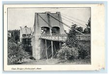 Chain Bridge Newburyport MA Mass Massachusetts Postcard (Y36) picture