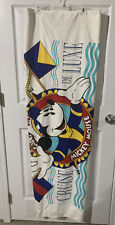 VTG 80s Captain Mickey Mouse Cruise Deluxe Disney Beach Towel Boat Waves FRANCO picture