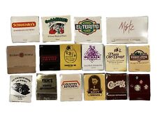 Lot of 16 Vintage Restaurant Matches Advertising picture