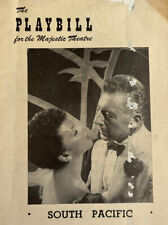 Vtg 1949 South Pacific Playbill Martin & Pinza Bob Hope Chesterfield Ad On Back picture