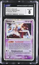 Pokemon Card Deoxys ex 97/107 Graded CGC 8 NM/M picture