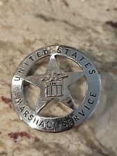 VINTAGE OBSOLETE UNITED STATES MARSHAL SERVICES BADGE (19) picture