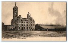 c1905 Exterior Terminal Station Nashville Tennessee Raphael Tuck Sons Postcard picture