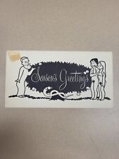 Tyrone Power Affectionately Season's Greetings Autographed Hand Signed 7.5
