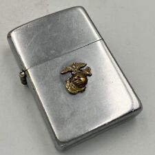 Zippo 1949-1951 United States Marine Corps Emblem Vintage Oil Lighter picture