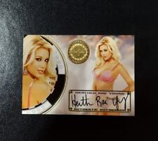 Authentic Playboy Playmate Heather Rae Young Autographed Benchwarmer Card picture