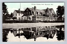 Hayward WI-Wisconsin, Chicago Fishing Club, Antique, Vintage Postcard picture