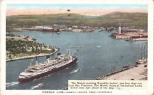 Postcard Matson Line Honolulu HI Steamship Oceanliner picture