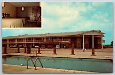 Postcard Town House Motel, Jim's Restaurant, Brinkley Arkansas Unposted picture