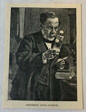 1895 magazine engraving ~ PROFESSOR LOUIS PASTEUR picture