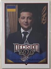 VOLODYMYR ZELENSKYY 2020 DECISION CARD PRESIDENT UKRAINE picture