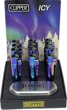 1x Full Size Refillable (ICY) Metal Clipper Lighter W/ Gift Box *Free Shipping* picture