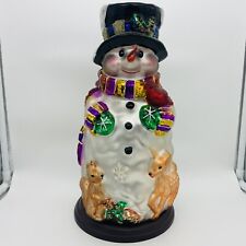 2004 THOMAS PACCONI CLASSICS Christmas Glass Blown Snowman 14