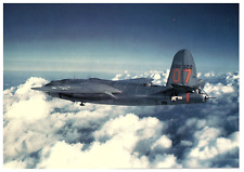 Martin B 26F Marauder medium bomber heads out from Italy 1944 Airplane Postcard picture