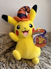 Pokémon Halloween Witch's Hat Pikachu Plush -  9.5