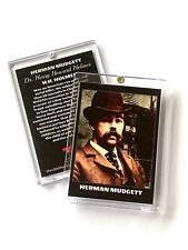 H.H. HOLMES “DR HENRY HOWARD” Herman Mudgett Card In Protective Case picture