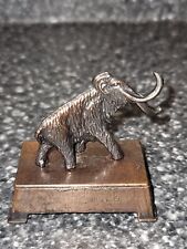 Vintage 1984 Wooly Mammoth Pencil Sharpener Tusks Elephant Rare Brass  picture