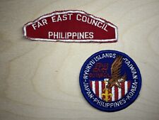 Lot Of 2 Far East Council Patches picture