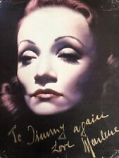 Marlene Dietrich-Vintage Signed 9x11 Photograph picture