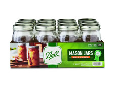 New Ball 12-Pack Wide Mouth Quart 32 oz Embossed Mason Jars picture